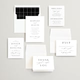 "Margot" - Wedding Invitations in Midnight by Lauren Chism - Invitation Suite
