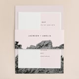 "Desert Rocks" - Wedding Invitations in Blush by Owl and Toad - Assembled