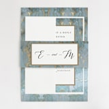 "Something Blue" - Wedding Invitations in Aqua by Benita Crandall - Assembled