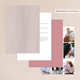 "Grand Bloom" - Wedding Invitations in Mauve by Bonjour Paper - Back of Card