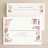"Grand Bloom" - Wedding Invitations in Mauve by Bonjour Paper - FREE Recipient Addressing