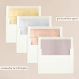 "Grand Bloom" - Wedding Invitations in Mauve by Bonjour Paper - Envelope Liner Options
