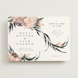 "Maya Rustica" - Wedding Invitations in Rose by Petra Kern - Front