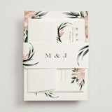 "Maya Rustica" - Wedding Invitations in Rose by Petra Kern - Assembled
