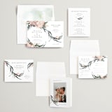 "Maya Rustica" - Wedding Invitations in Rose by Petra Kern - Invitation Suite