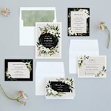 "Botanical Ring" - Wedding Invitations in Ivory by Susan Moyal - Invitation Suite