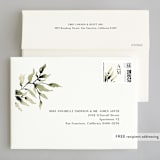 "Rural Romance" - Wedding Invitations in Leaf by Chris Griffith - FREE Recipient Addressing