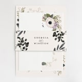 "Spring Botanicals" - Wedding Invitations in Lilac by Susan Moyal - Assembled