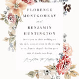 "Wildflower Garden" - Wedding Invitations in Meadow by Wildfield Paper Co - Close-Up