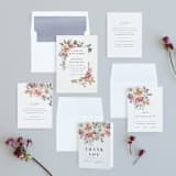 "Wildflower Garden" - Wedding Invitations in Meadow by Wildfield Paper Co - Invitation Suite
