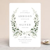 "garden path" - Wedding Invitations in Ivory by Kristie Kern - Front