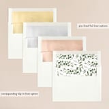 "garden path" - Wedding Invitations in Ivory by Kristie Kern - Envelope Liner Options