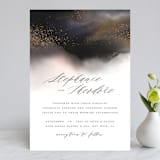 "Enchantment" - Wedding Invitations in Smoke by iamtanya - Front