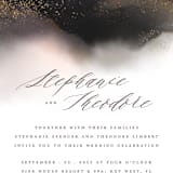 "Enchantment" - Wedding Invitations in Smoke by iamtanya - Close-Up