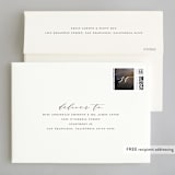 "Enchantment" - Wedding Invitations in Smoke by iamtanya - FREE Recipient Addressing