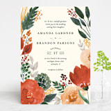 "Flourishing" - Wedding Invitations in Bloom by Beth Schneider - Front