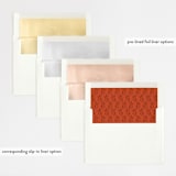 "Flourishing" - Wedding Invitations in Bloom by Beth Schneider - Envelope Liner Options