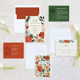"Flourishing" - Wedding Invitations in Bloom by Beth Schneider - Invitation Suite