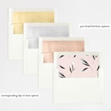 "Rustica" - Wedding Invitations in Cantaloupe by Petra Kern - Envelope Liner Options