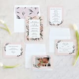 "Rustica" - Wedding Invitations in Cantaloupe by Petra Kern - Invitation Suite