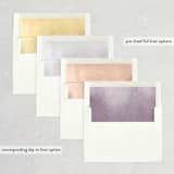 "Fancifully" - Wedding Invitations in Dust Mauve by Everett Paper Goods - Envelope Liner Options