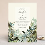 "Gardens Edge" - Wedding Invitations in Garden by Grace Kreinbrink - Front