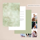 "Gardens Edge" - Wedding Invitations in Garden by Grace Kreinbrink - Back of Card