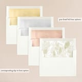 "Gardens Edge" - Wedding Invitations in Garden by Grace Kreinbrink - Envelope Liner Options