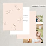 "ring box" - Wedding Invitations in Blush by Phrosné Barwood - Back of Card