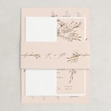 "ring box" - Wedding Invitations in Blush by Phrosné Barwood - Assembled