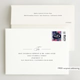 "Georgia" - Wedding Invitations in Navy by Lori Wemple - FREE Recipient Addressing