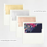 "Georgia" - Wedding Invitations in Navy by Lori Wemple - Envelope Liner Options