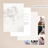 "desert chic" - Wedding Invitations in Blush by AK Graphics - Back of Card