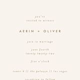 "desert chic" - Wedding Invitations in Blush by AK Graphics - Close-Up