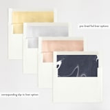 "Cascading Florals" - Wedding Invitations in Rouge by Leah Bisch - Envelope Liner Options