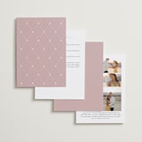 "Villa" - Wedding Invitations in Blush by Chryssi Tsoupanarias - Back of Card Options