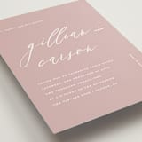 "Villa" - Wedding Invitations in Blush by Chryssi Tsoupanarias - Detail