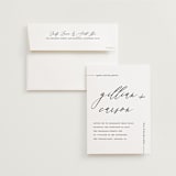 "Villa" - Wedding Invitations in Pearl by Chryssi Tsoupanarias - Invitation with Envelope