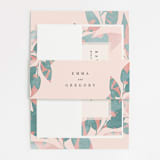 "Boho botanics" - Wedding Invitations in Coral by Creo Study - Assembled