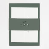 "Falling Branch" - Wedding Invitations in Eucalyptus by Amy Kross - Assembled