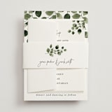 "green rush" - Wedding Invitations in Snow by Anupama - Assembled