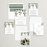 "green rush" - Wedding Invitations in Snow by Anupama - Invitation Suite