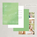 "Bright & Green" - Wedding Invitations in Spring by Amanda Day - Back of Card