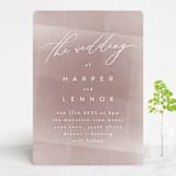 "plain paint" - Wedding Invitations in Taupe by Phrosné Barwood - Front