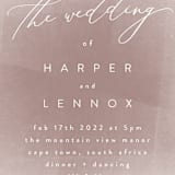 "plain paint" - Wedding Invitations in Taupe by Phrosné Barwood - Close-Up