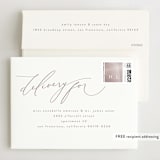 "plain paint" - Wedding Invitations in Taupe by Phrosné Barwood - FREE Recipient Addressing