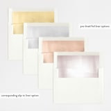 "plain paint" - Wedding Invitations in Taupe by Phrosné Barwood - Envelope Liner Options