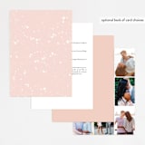 "Morning Mist" - Wedding Invitations in Blush by Carrie ONeal - Back of Card