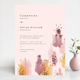 "Mod Brush" - Wedding Invitations in Blush by Lisa Fee Paura - Front
