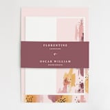 "Mod Brush" - Wedding Invitations in Blush by Lisa Fee Paura - Assembled